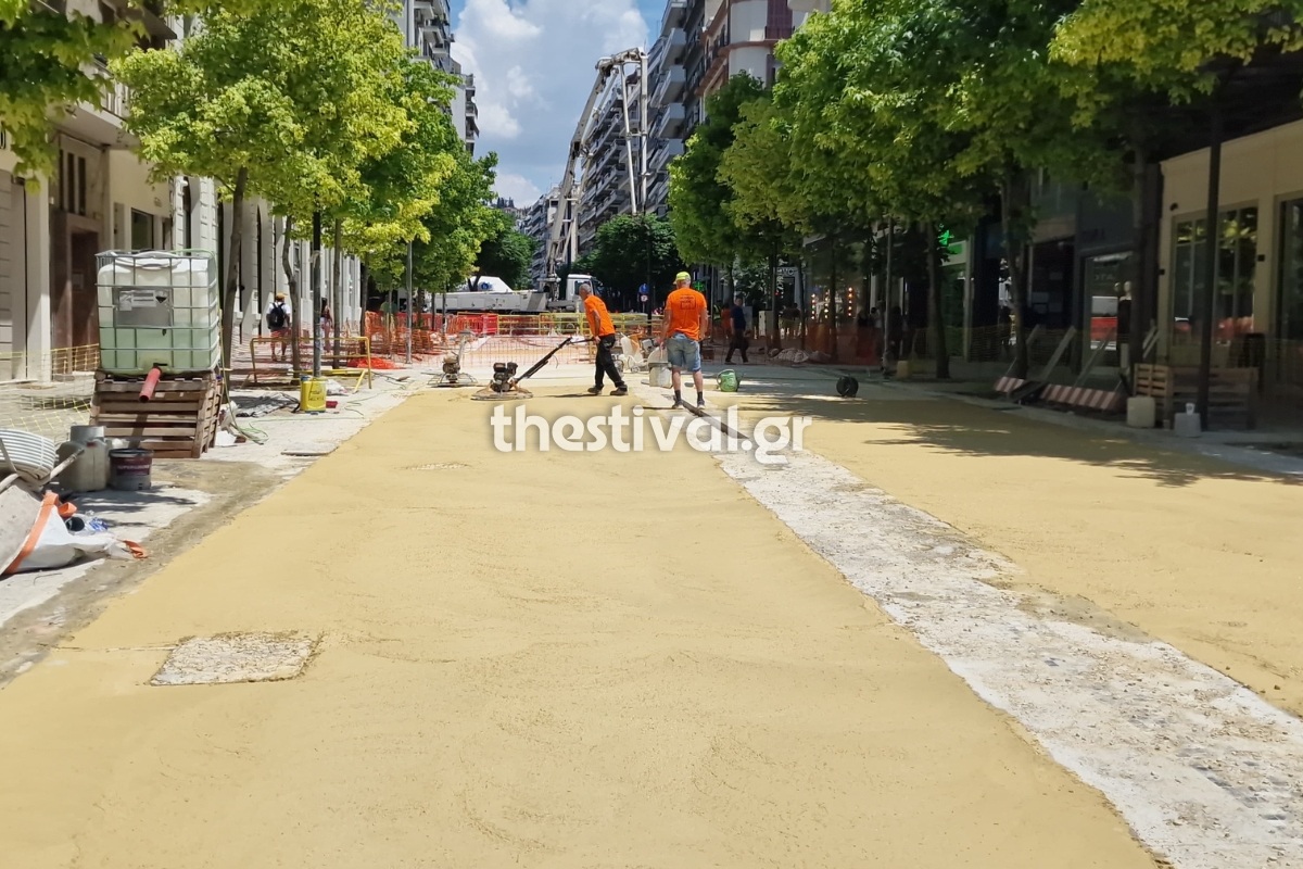 Θεσσαλονίκη: Ολοκληρώνεται πρώτη φάση της πεζοδρόμ
