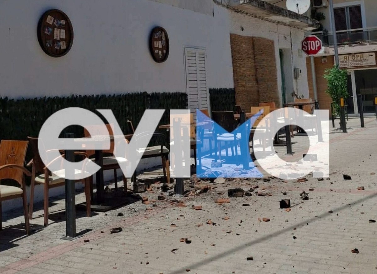 Σεισμός στην Εύβοια: Ζημιές σε σπίτια, μαγαζιά και σε εκκλησ