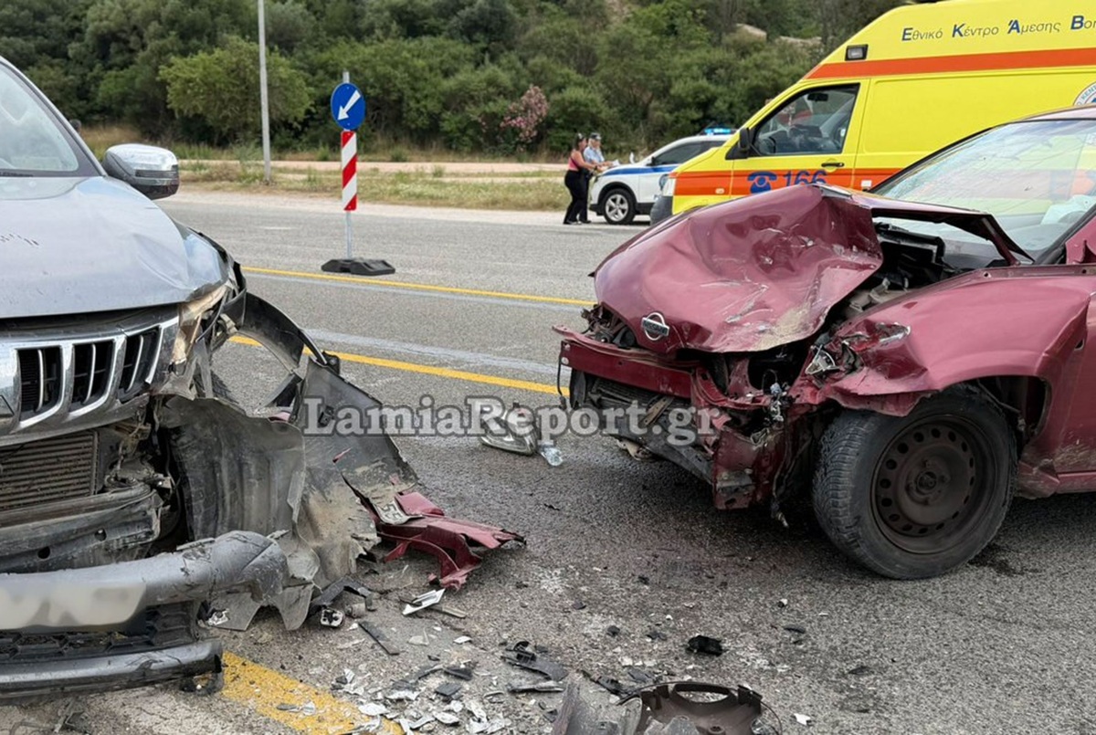 Σοβαρό τροχαίο με δύο τραυματίες στις Θερμοπύλες –